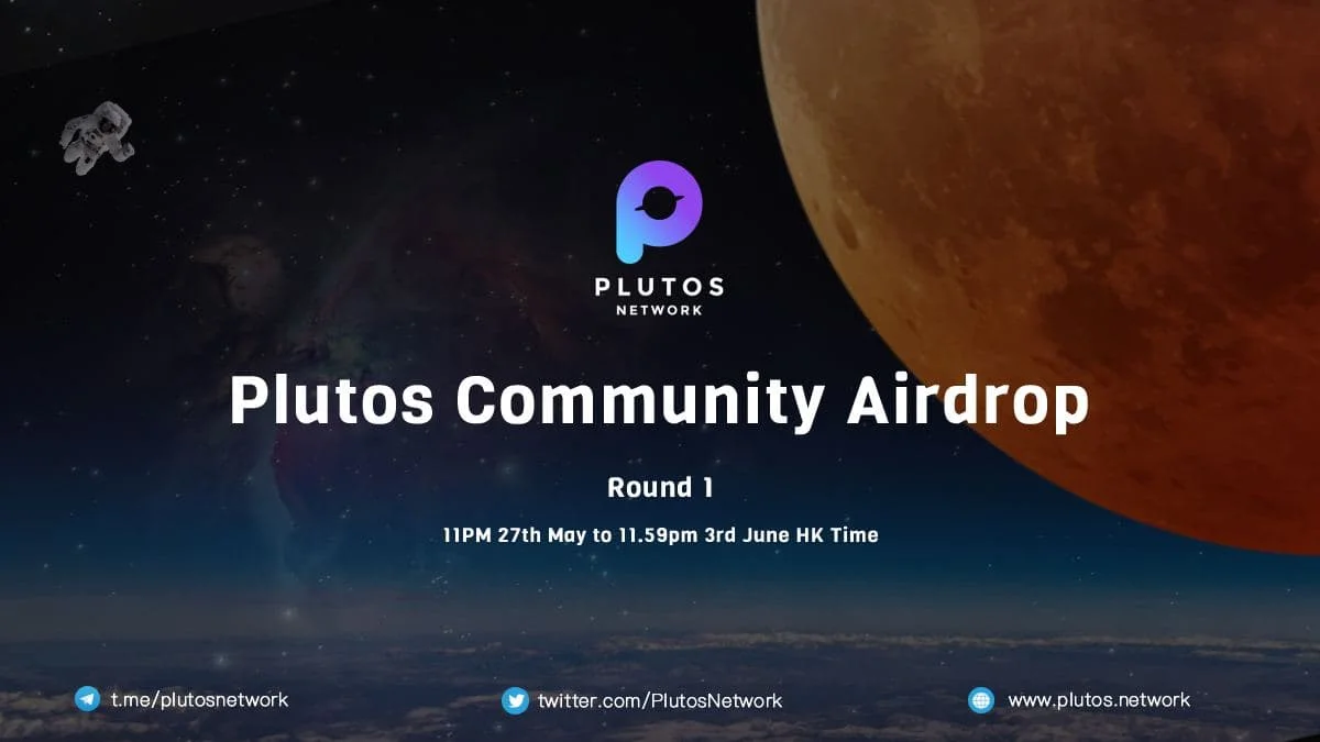 Plutos Network Giveaway of 2021 » Claim free PLUT tokens » freeairdrop.io